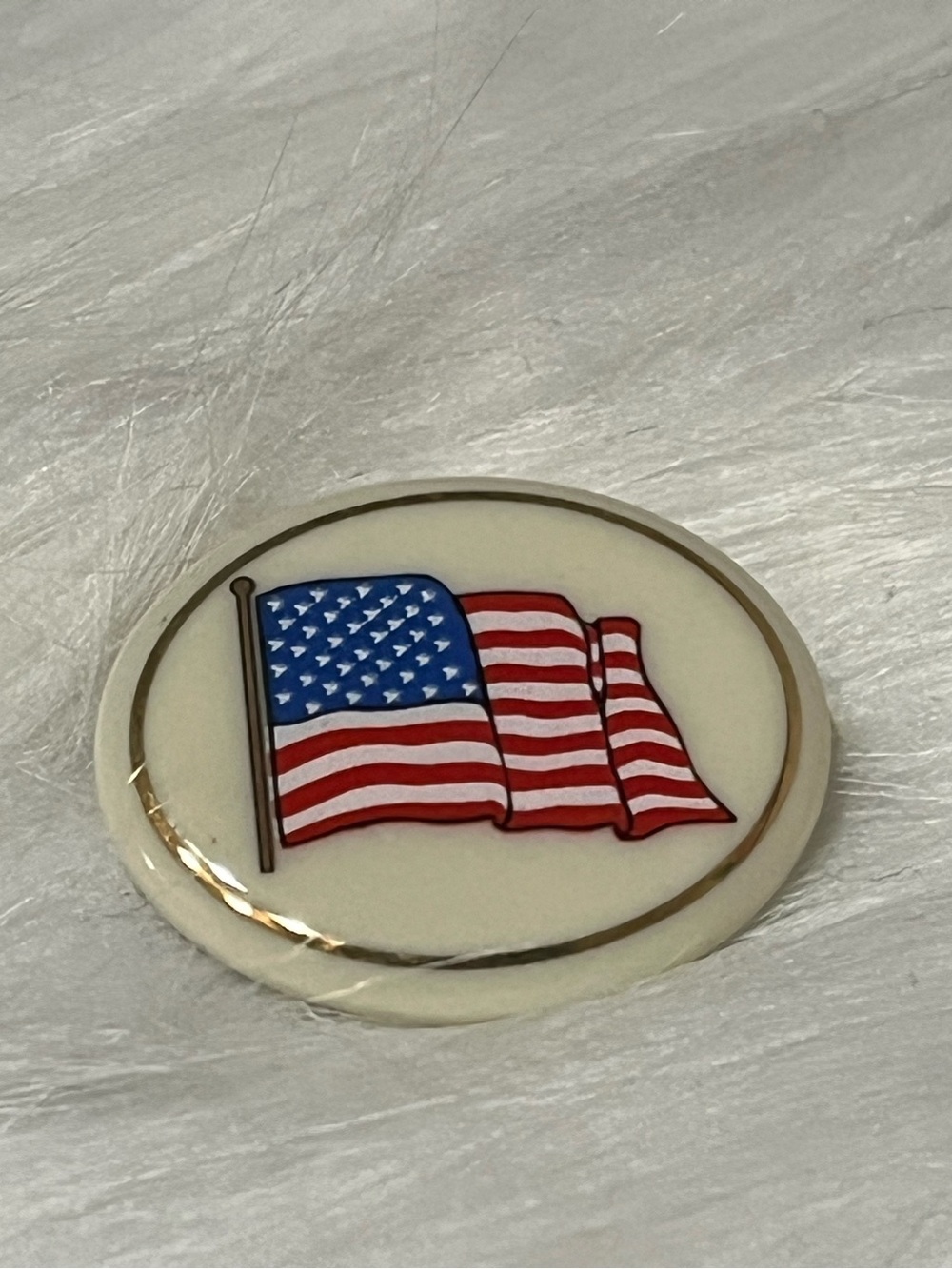 Lenox Vintage American Flag Brooch - Picture 5 of 9